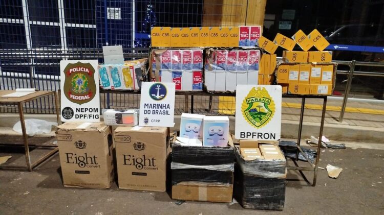 Operação no Rio Paraná faz quatro grandes apreensões em poucas horas
