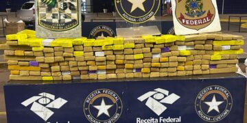 Receita Federal apreende quase 254 quilos de maconha na Ponte da Amizade