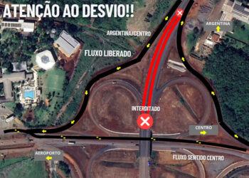 Av. das Cataratas terá nova alteração de tráfego a partir desta terça (09)