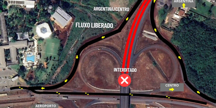 Av. das Cataratas terá nova alteração de tráfego a partir desta terça (09)