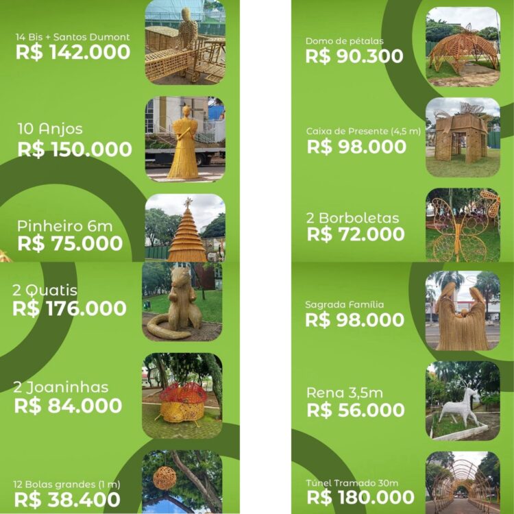 Observatório Social chama atenção para valores pagos pela locação de enfeites do Natal