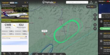 Temporal com fortes ventos causam alagamentos em Foz do Iguaçu