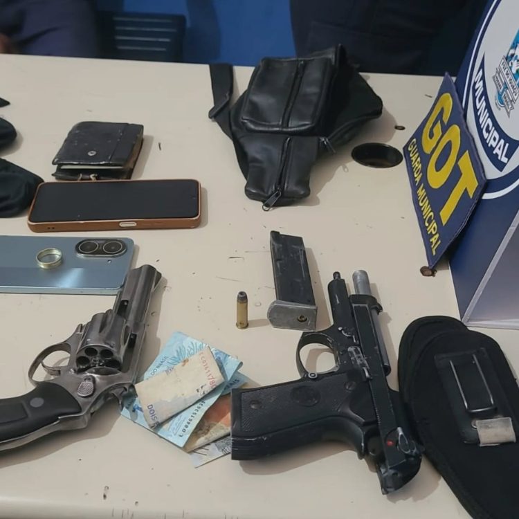 Guarda Municipal impede roubo em casa e prende três suspeitos