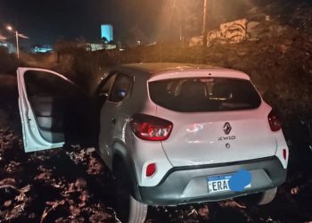 Veículo roubado durante assalto à residência é recuperado pela Guarda Municipal