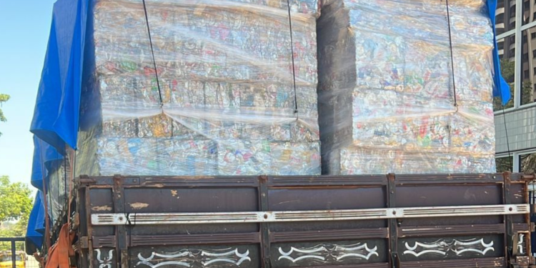 Operação intercepta carga de 15 toneladas de sucata irregular vinda da Argentina