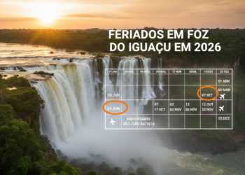 Feriados em Foz do Iguaçu em 2026: todas as datas para você planejar suas folgas e viagens