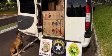 PF, Polícia Militar e Receita Federal realizam operação contra contrabando em Foz do Iguaçu