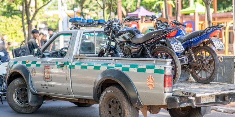 Polícia de Ciudad del Este apreende 175 motocicletas no fim de semana