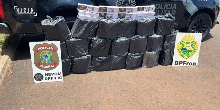 PF e PM fazem sete apreensões em operações contra contrabando e tráfico em Foz do Iguaçu