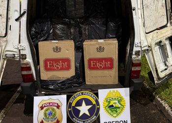 Ação integrada prende suspeito e apreende veículos com mercadorias irregulares