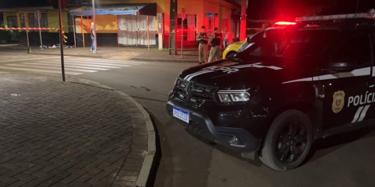 Homem é executado a tiros na cabeça no centro de Santa Terezinha de Itaipu