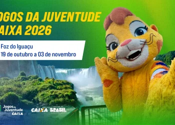 Foz do Iguaçu sediará os Jogos da Juventude CAIXA 2026 em outubro