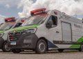 Foz do Iguaçu recebe três novas ambulâncias para reforçar transporte sanitário e atendimento do SAMU