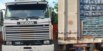 Caminhão roubado no Três Lagoas é recuperado na Vila Miranda