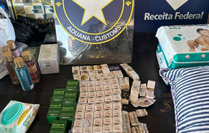 Mulher é detida na Ponte da Amizade com 374 ampolas de tirzepatida