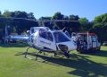 Plano de contingência leva paciente a ser transferido de helicóptero em Foz do Iguaçu