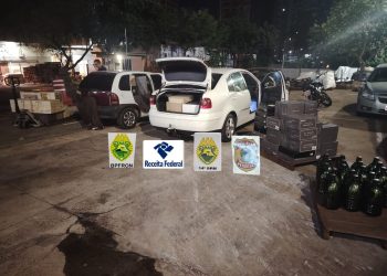 Tentativa de burlar fiscalização termina com apreensão de vinhos argentinos em Foz