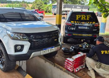 PRF apreende quase 47 kg de cocaína escondidos em tanque de combustível na BR-277