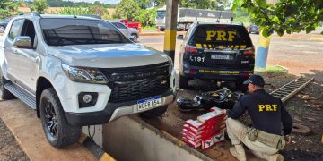 PRF apreende quase 47 kg de cocaína escondidos em tanque de combustível na BR-277