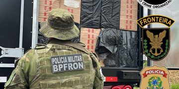 Polícia apreende carga milionária de contrabando que saiu da fronteira