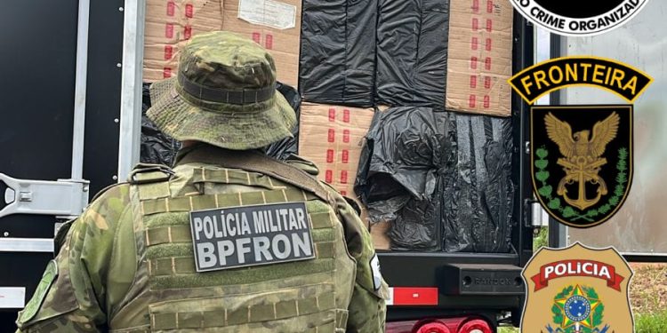 Polícia apreende carga milionária de contrabando que saiu da fronteira