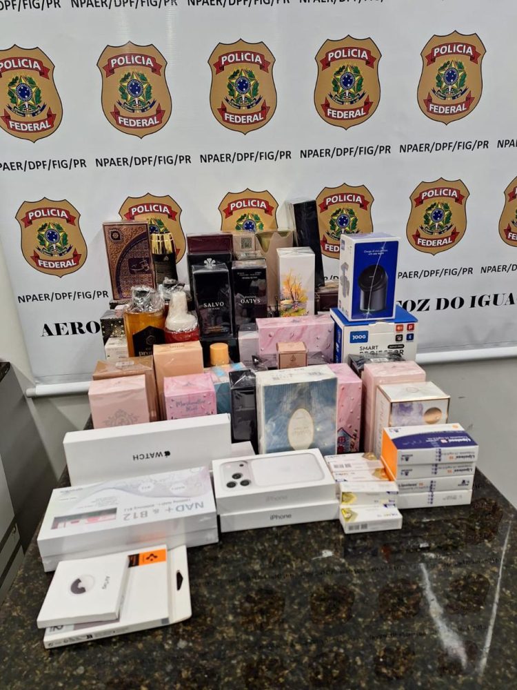 Polícia Federal apreende produtos e medicamentos no Aeroporto