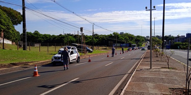 IPEM-PR realiza aferição de radares em cinco avenidas de Foz do Iguaçu