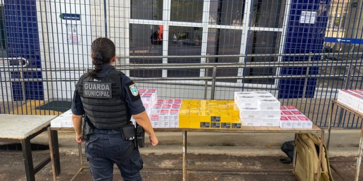 Área rural de Foz: Guarda Municipal apreende grande quantidade de eletrônicos