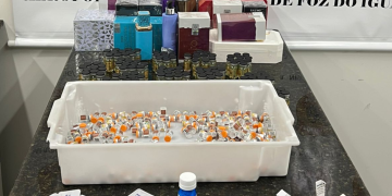 PF intercepta carga ilegal de medicamentos e prende passageiro no aeroporto