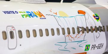 GOL lança avião temático em homenagem às Cataratas do Iguaçu