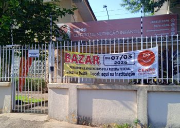 Bazar do Centro de Nutrição Infantil oferece eletrônicos, roupas e perfumes com preços reduzidos