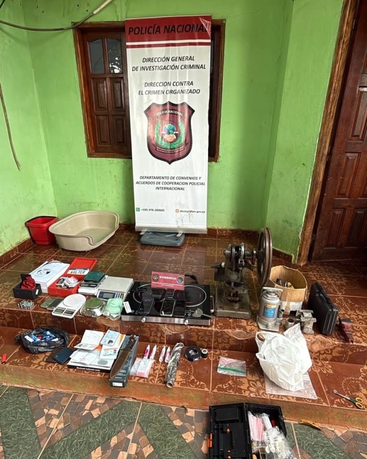 Brasileiro é preso em laboratório de drogas sintéticas descoberto pela polícia em Cidade do Leste