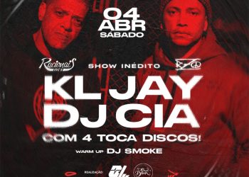KL Jay e DJ CIA se apresentam em Foz do Iguaçu no dia 4 de abril
