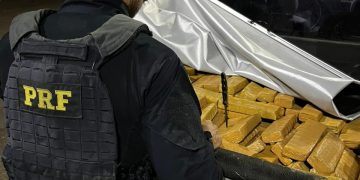 PRF apreende quase 350 quilos de droga na BR-277 em Santa Terezinha de Itaipu