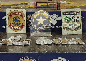 Receita Federal flagra haxixe preso ao corpo de passageiras