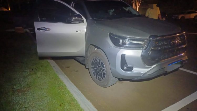 Guarda Municipal prende indivíduo escondido no mato após tentativa de furto de caminhonete