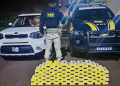 PRF apreende quase 100 kg de cocaína escondidos em fundo falso na BR-277