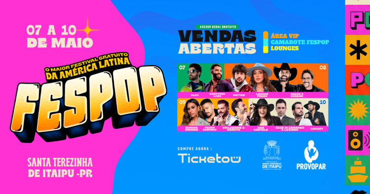 FESPOP 2026 espera público recorde e reforça papel como maior festival gratuito da América Latina