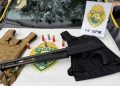 Arma e munições são apreendidas após fuga de suspeito na região da Vila Portes